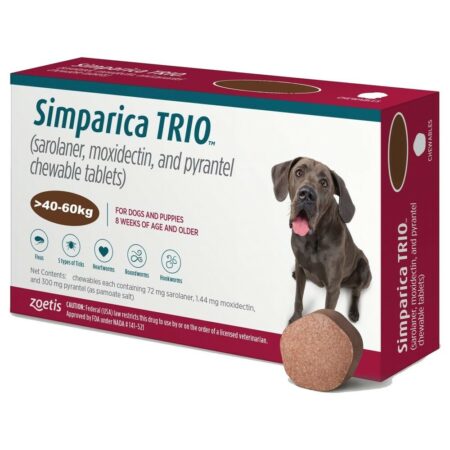 SIMPARICA TRIO 40.1-60K  72MG