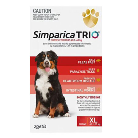 SIMPARICA TRIO 40.1-60K  72MG