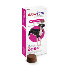 Bravecto 40-56kg/88-123lb Garrapatas,Antipulgas y Sarnas Para Perros