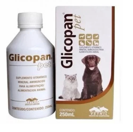 Glicopan Pet Suplemento Estimulante Del Apetito Y Energético Para Mascotas 250ml