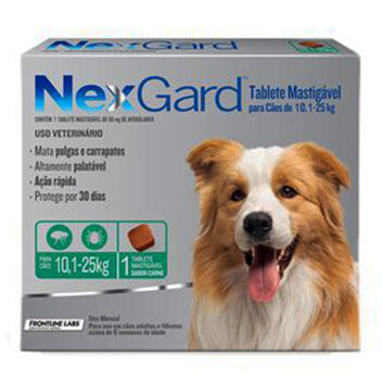 Nexgard 10.1-25kg/22.2-55lb  Antigarrapatas Y Antipulgas